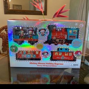 Disney 100 Mickey Mouse train set limited edition
